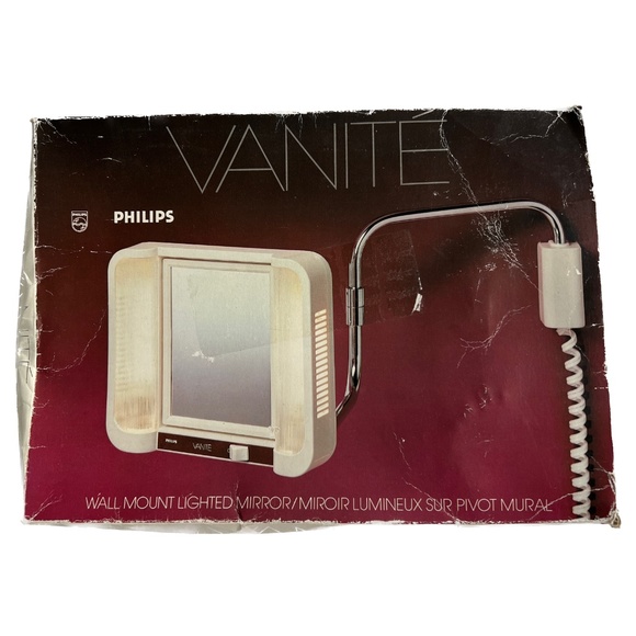 Philips Mirror Wall Mounted Lighted Vanity Makeup Model HP8200 - Picture 1 of 9